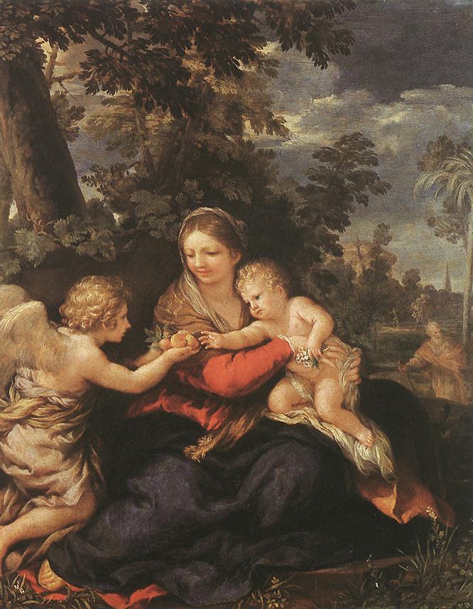 Pietro da Cortona Holy Family Resting on the Flight to Egypt